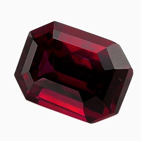 Natural unheated purplish ruby