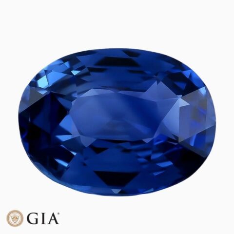 Natural Sri Lankan Unheated Blue Sapphire gemstone