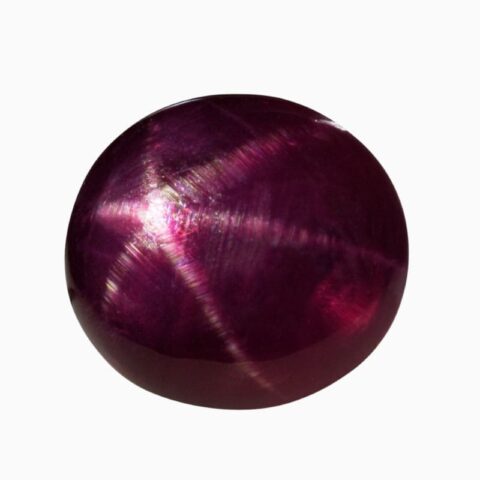 Natural unheated star ruby