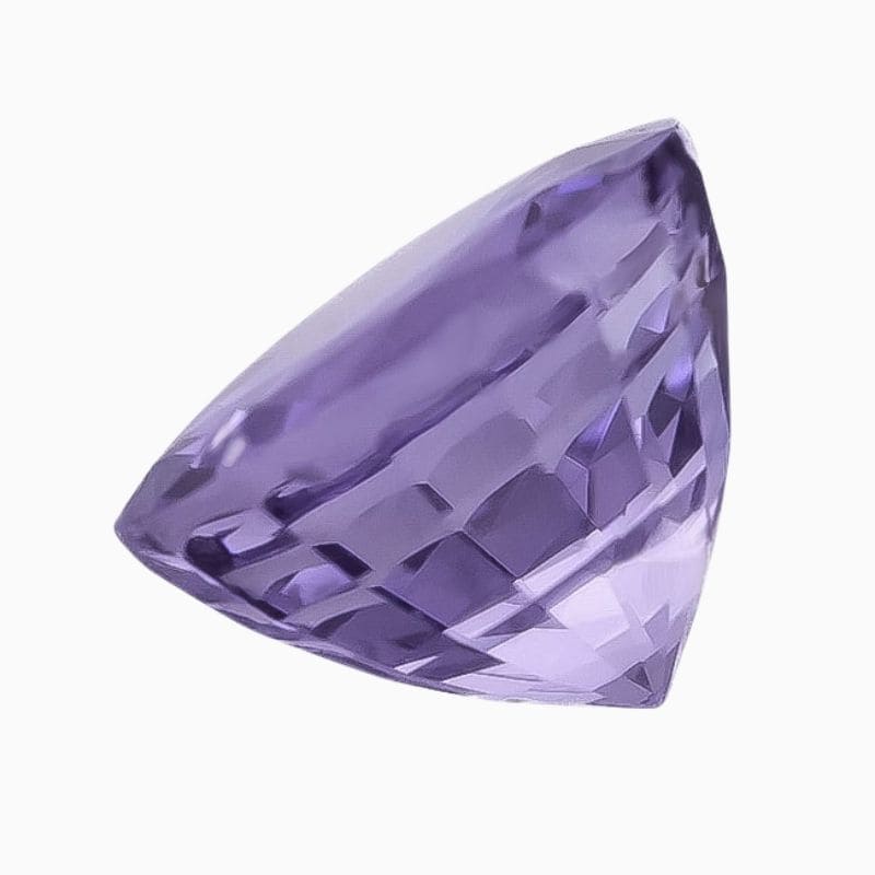 unheated violet sapphire gemstone