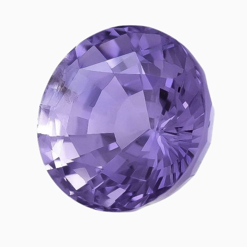 Natural unheated violet sapphire gemstone