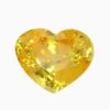 Natural yellow sapphire gemstone