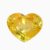 Natural yellow sapphire gemstone