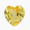 Natural yellow sapphire gemstone