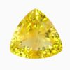 Natural yellow sapphire gemstone