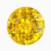Natural yellow sapphire gemstone