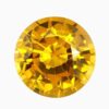 Natural yellow sapphire gemstone