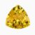 Natural yellow sapphire gemstone