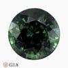 Natural unheated teal green-blue sapphire gemstone