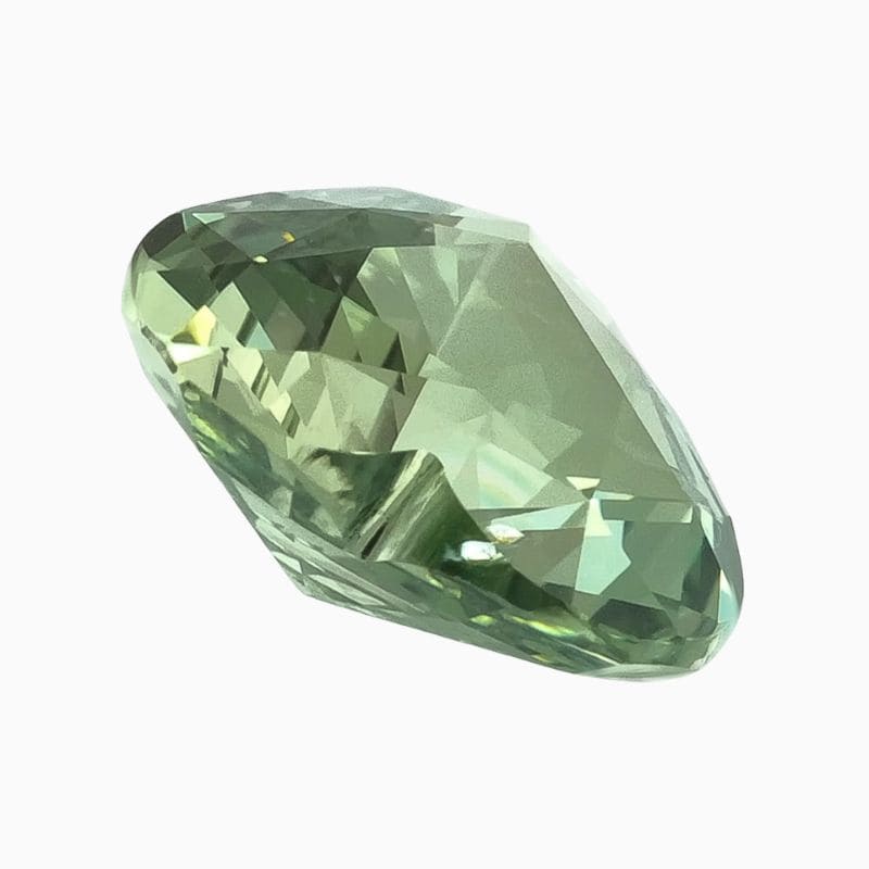 teal bluish green sapphire gemstone