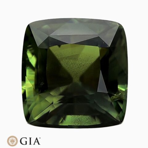 Natural unheated teal green sapphire gemstone
