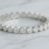 Round Bezel Set Eternity Natural Diamond