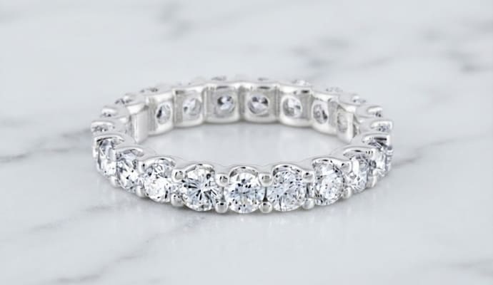 Full Eternity Natural Diamond Band