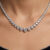 Graduated Lab Grown Diamond Tennis Necklace
