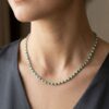 Alternating Green Emerald Lab Grown Diamond