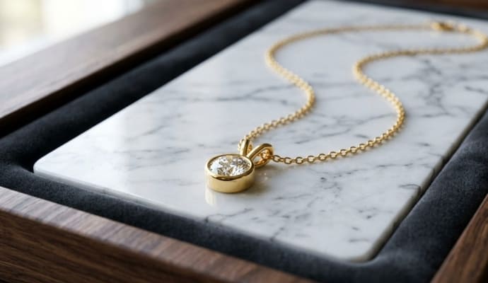 Lab Grown Diamond Tennis Necklace