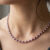 Alternating Ruby and Natural Diamond Tennis Necklace