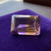 Natural Ametrine 13.34 carats rectangular gemstone