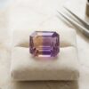 Natural Ametrine 9.79 carats emerald cut gemstone