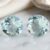 Natural Aquamarine matching pair 3.12 carats
