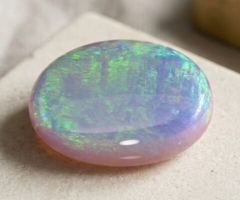Australian Crystal Opal 6.37 carats oval gemstone