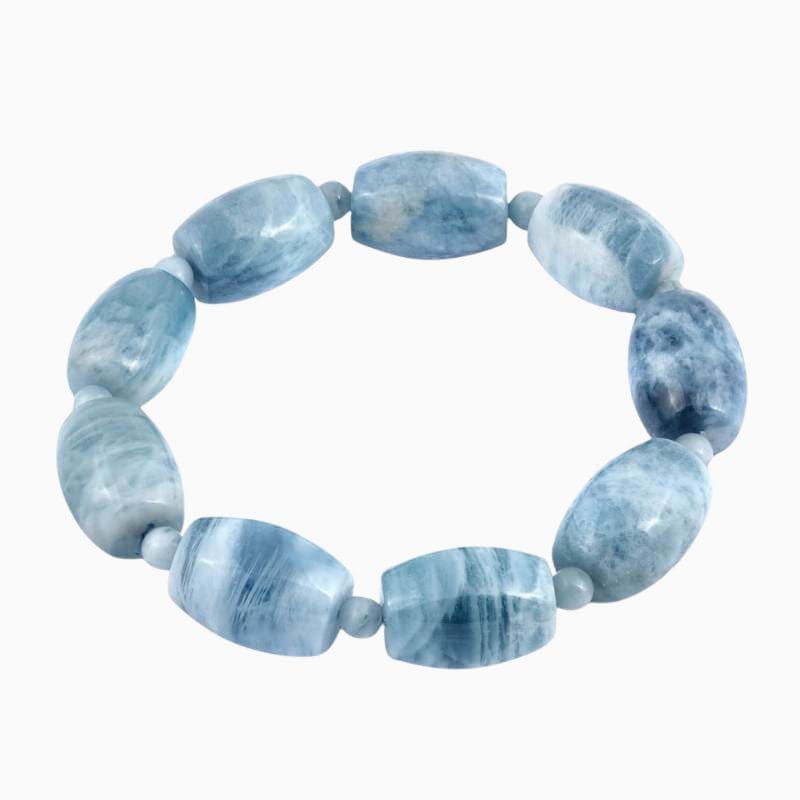 Untreated Natural Aquamarine band