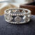 Diamond Flower Clover Ring