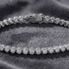 Bezel Set Natural Diamond Tennis Bracelet