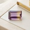 Bicolor Ametrine Gemstone