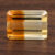 Natural Bicolor Citrine rectangular gemstone