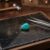 Black Boulder Opal pear shaped gemstone
