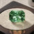 Blue Green Sapphire cushion cut gemstone
