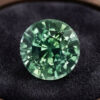 Blue Green Sapphire round cut gemstone