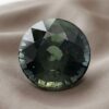Blue Green Sapphire round cut gemstone