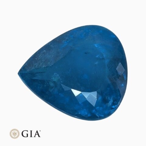 Natural Brazilian blue paraiba tourmaline gemstone