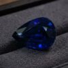 Blue Sapphire pear shaped gemstone