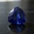 Blue Sapphire triangular gemstone