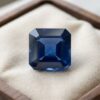 Blue Sapphire octagonal cushion cut gemstone