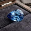 Blue Sapphire pear shaped gemstone