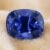 Blue Sapphire cushion cut gemstone