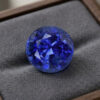 Blue Sapphire round cut gemstone