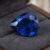 Blue Sapphire pear shaped gemstone