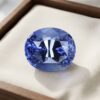 Blue Sapphire oval cut gemstone