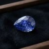 Blue Sapphire pear shaped gemstone