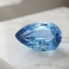 Blue Sapphire pear shaped gemstone