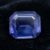 Blue Sapphire emerald cut gemstone