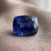 Blue Sapphire cushion cut gemstone