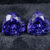 Bluish Purple Tanzanite heart cut matching pair