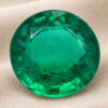 Brazilian Emerald round cut gemstone