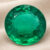 Brazilian Emerald round cut gemstone